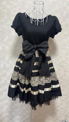 laBalラバーラ38 サイズ　Mサイズ　リボン　フリル