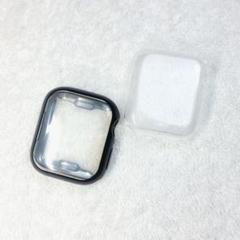 最終値下げ!2枚セット 41mm アップルウォッチ保護カバー クリア 黒