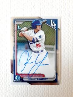 Kellon Lindsey 直筆サインカード Dodgers