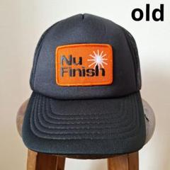 old トラッカー メッシュ キャップ ブラック パッチ付き