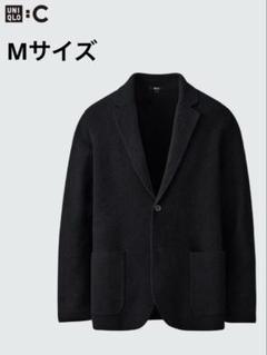 ユニクロC ニットジャケット　黒 UNIQLO:C ユニクロC ニットジャケット 黒 L - メルカリ