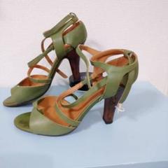 今月中お値下げ】美品【チエミハラ】お洒落 スエードストラップ