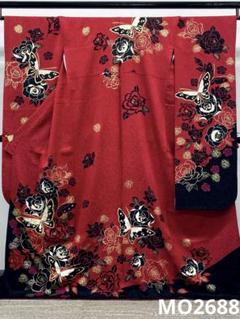 振袖 豪華 刺繍 銀通し 金彩 グリッター箔 身丈168cm パールトーン加工済