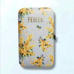 【新品未使用】フェイラー 長財布 ミモザソラーレ フェイラー FEILER MIMOSA SOLARE 長財布 ラウンドジップ