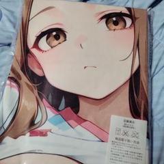 美少女 バスタオル タペストリー シークレット 約100×50cm