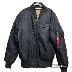 Roselia MA-1 フライトジャケット 黒 ALPHA INDUSTRIES - アルファ MA-1 フライトジャケット【超激