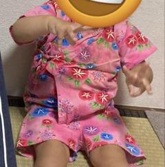 アサガオ桃色浴衣 80