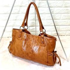 【希少】russet ラシット ダークブラウン　バッグ 大容量 RUSSET ラシット ダークブラウン トートバッグ - メルカリ