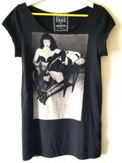 ヒステリックグラマーBettie Page スカジャン 黒/白 3065001425730472_01_2730w.jpeg