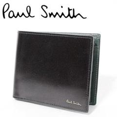 429 新品 ポールスミス コードバン 二つ折り財布 馬革 Paul Smith コードバン 2つ折り財布 ｜ポール・スミス