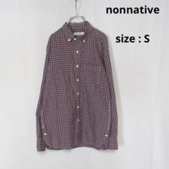 nonnative / B.D cotton check shirts S