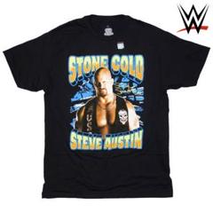 【超激レア】WWE スティーブオースティン自伝　サイン入り ストーンコールド・スティーブ・オースチン Tシャツ「STEVE