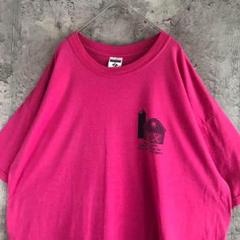 Z3245古着　Tシャツ ピンク　90s Y2K