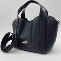 COACH ハドリー ホーボー 21 2way ショルダーバッグ レザー 黒