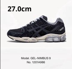 ウィメンズサイズ 24cm ENNOY × Asics Gel-Nimbus 9 ASICS レディースサイズ ENNOY x GEL-NIMBUS 9 WHITE/CREAM