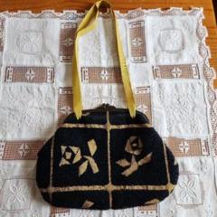 ハンドメイド　がま口バッグ　ミナペルホネン　dear ⚮̈ ミナペルホネン/dear/がま口ポーチ（口金12㎝） - メルカリ
