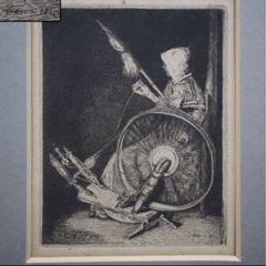 送料無料　フランソワ・ボンヴァン Franois Bonvin 銅版画1861年 m18051376691_1.jpg?1675209942