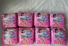 トレパンマン 女の子用Lサイズ 8袋セット トレーニングパンツ ユニチャーム