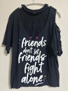 ●ZUMBA●ズンバ●ホルターアシメトリーオフショルダー ブラック Tシャツ