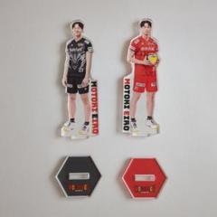 ウルフドッグス名古屋  永露元稀選手 アクスタセット(直筆サイン入あり) ウルフドッグス名古屋 永露元稀 アクリルスタンド アクスタ