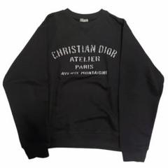 【K】クリスチャンディオール　スウェット　ブラック DIOR AND STONE ISLAND スウェットシャツ クリスチャン