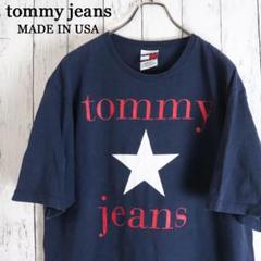 90ｓ　USA製　TOMMY JEANS　トミーヒルフィガー　Y2K　Tシャツ