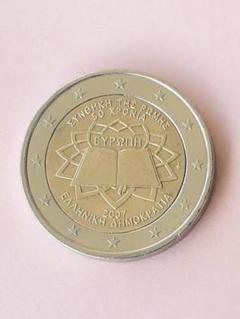 ベルギー　２ユーロ　ブランク硬貨　刻印無し ベルギー2ユーロブランク硬貨刻印無し