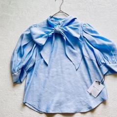 希少未使用タグ付き⭐︎Her lip to Two-Way Blouse ブルー
