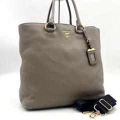 【極美品】PRADA プラダ ヴィッテロダイノ 2way トートバッグ レザー
