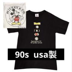 レア　美品　90s USA製ヴィンテージ　ディズニー　 ミッキーマウス Tシャツのサムネイル