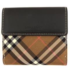 バーバリーブルーレーベル BURBERRY BLUE LABEL 二つ折り財布