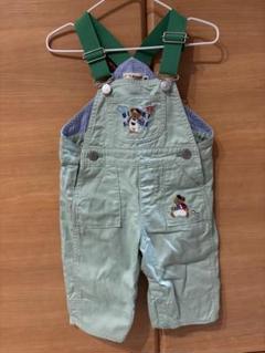 週末セール　ミキハウス　オーバーオール　M 80 90