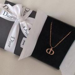 DIOR♡ディオール♡ロゴチャーム♡ネックレス - メルカリ