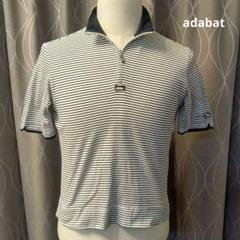 ⑮ adabat アダバット レディース ジップアップポロ ハーフジップポロ