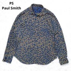 ✩希少・美品✩ Paul Smith レオパード ヒョウ柄 長袖シャツ Sサイズ