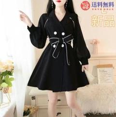 スーツスカート88新しい小さなドレス長袖白いジャケットウエストネクタイ秋の服