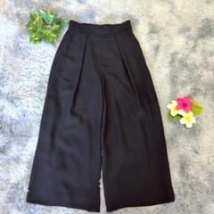 【BEAUTY＆YOUTH ユナイテッドアローズ】ガウチョパンツ（M）黒 ワイド