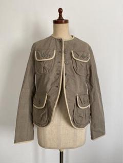 BLANC basque ノーカラージャケット クリーム色 楽天市場】BLANC basque（コート・ジャケット｜レディース