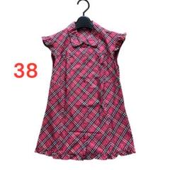 美品【BURBERRY BLUELABEL】ノースリーブチュニック　ノバチェック BURBERRY BLUE LABEL - バーバリーブルーレーベル チュニック
