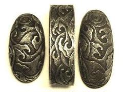 縁頭鐺3点セット美濃龍図(41mm) nky-25