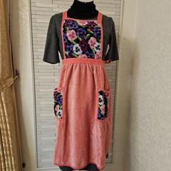週末限定お値下げ！ホットマン　シェニール刺繍エプロン 週末限定お値下げ！ホットマン シェニール刺繍エプロン - メルカリ