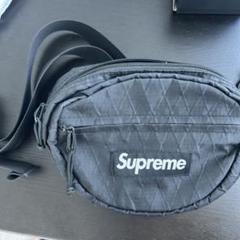 Supreme ボディバッグ ブラック キルティング - メルカリ
