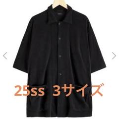 25ss comoli コモリ　パイル半袖シャツ　3