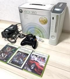 動作確認済み】Xbox360 本体 コントローラー ソフト付 ホワイト