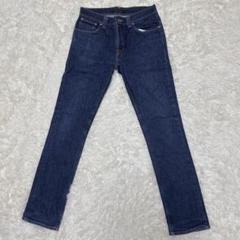 ヌーディージーンズライトブルーダメージデニムパンツsize 33/30