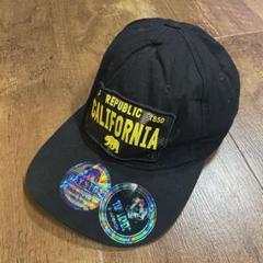 00's Bayside カリフォルニアパッチトラッカーキャップ黒刺繍ロゴ　F