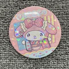 マイメロディ ホログラム缶バッジ　ネオナツマツリ2 ピューロランド
