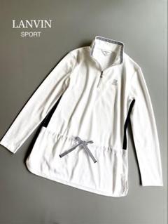 美品♪ランバンスポール ポロワンピース ゴルフウェア ハーフジップ 長袖 美品♪ランバンスポール ポロワンピース ゴルフウェア ハーフ