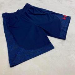 Under Armour ショーツ パンツ ハーフ ネイビー プリント ロゴ