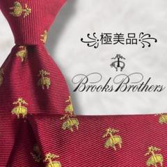 【未使用級×希少】ブルックスブラザーズ 総柄 赤 豚 レッド メンズ ネクタイ 未使用級×希少】ブルックスブラザーズ 総柄 赤 豚 レッド メンズ